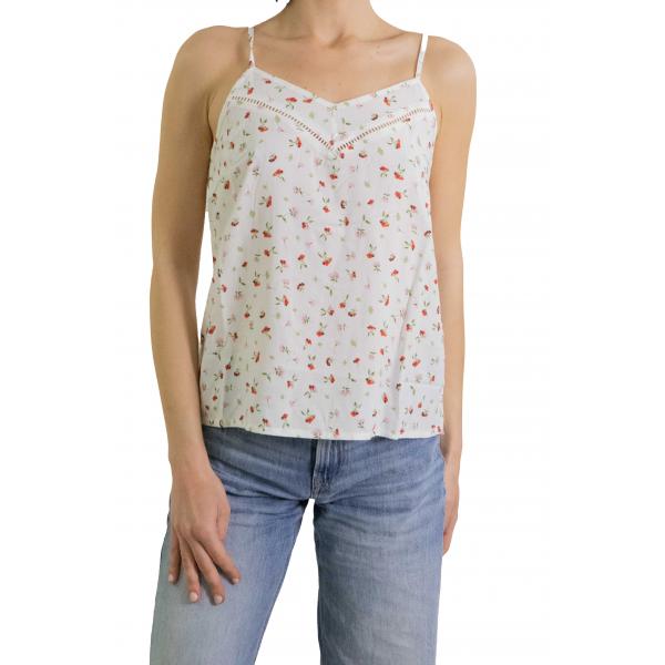 Canotta fantasia con due bottoni Only